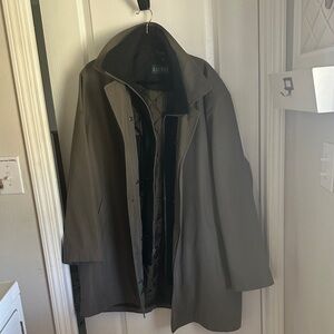 Ralph Lauren Men's Black Raincoat